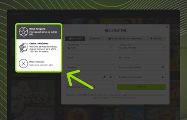 Winwin Chile detailed instructions on how to create an account on the platform and start playing step 4